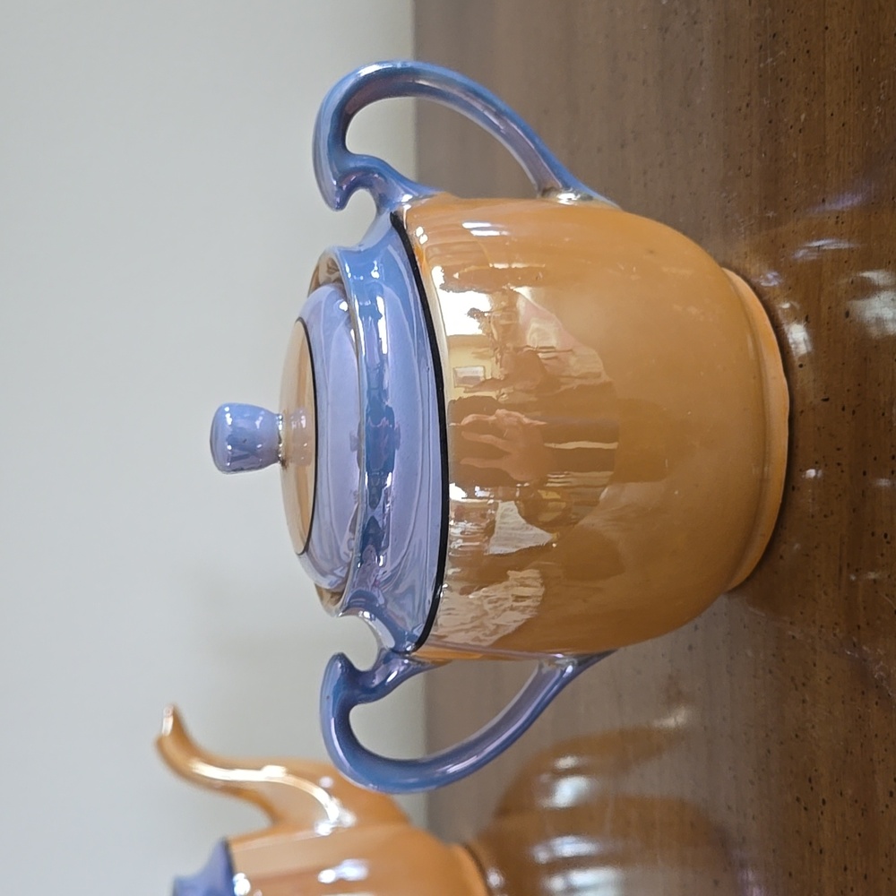 Vintage Lusterware Sugarbowl Japan
